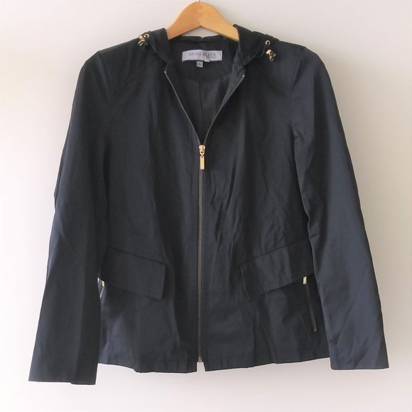 ANNE KLEIN Women's Full-Zip Hooded Jacket - Picture 1 of 10